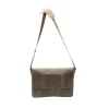 Men’s brown leather laptop messenger bag - Image 3