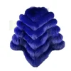 Women’s Blue Fox Fur Cape/ Poncho - Image 4