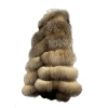 Women’s Natural golden Fox Fur Cape/ Poncho - Image 3